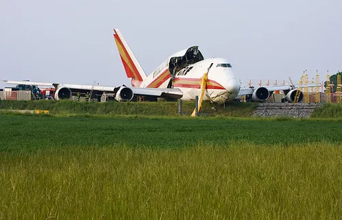 Crashed Boeing
