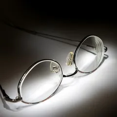 Glasses in the darkness