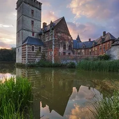 Horst castle in Flanders region of Belgium