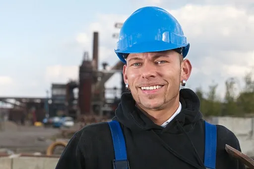 Happy worker