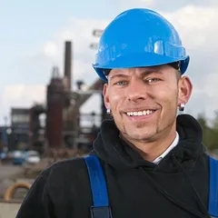 Happy worker
