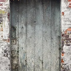 Old wooden door