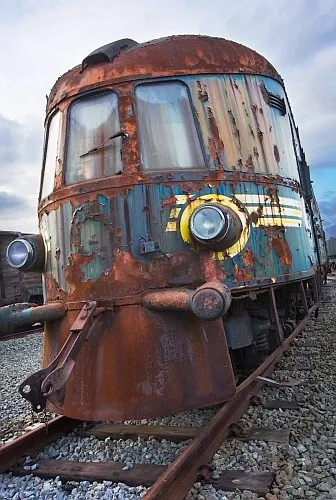 Abandoned locomotive