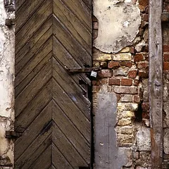 Old house - wooden door