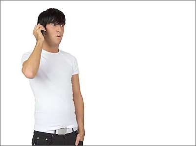 talking on the phone
